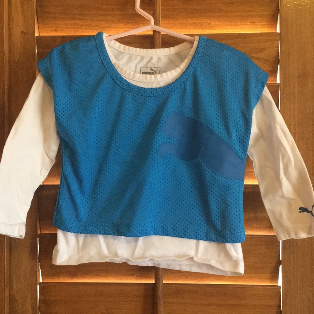Toddler Girls Puma Jersey Long Sleeve Shirt